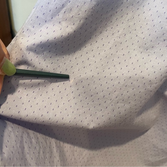 VTG Laura Ashley 70s/80s Lavender Dotted Long Sleeve Prairie Midi Dress - Picture 4 of 10